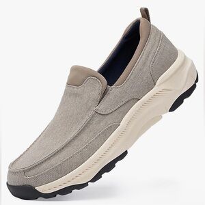 Cestfini Men’s Slip-On Shoes, Casual Lace-Free Walking Loafers with Arch Support